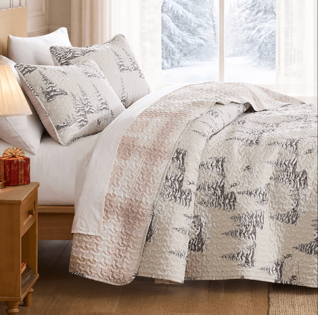 Quilt Set Frosted Pines