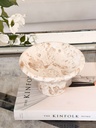 Footed bowl de piedra