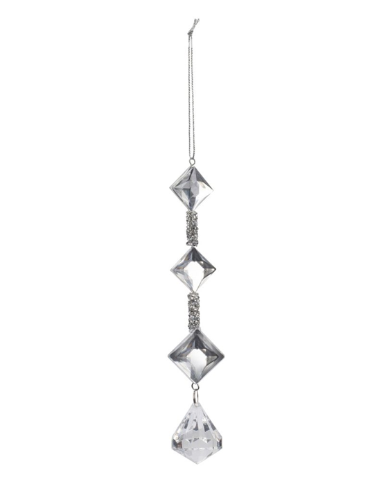 Ornamento de gota y diamante