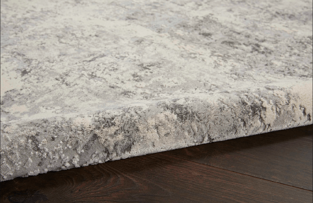 Alfombra Rustic gris y Ivory