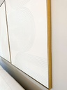 Cuadro blanco con textura (2 estilos)
