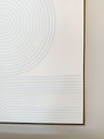 Cuadro blanco con textura (2 estilos)