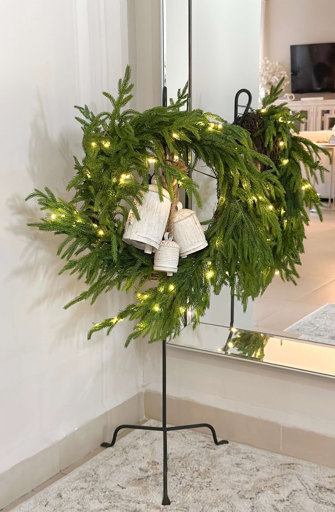 Corona Pino Norfolk con luz led