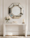 Espejo Hexagonal Grande Antique