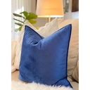 Forro de Cojin Velvet Azul