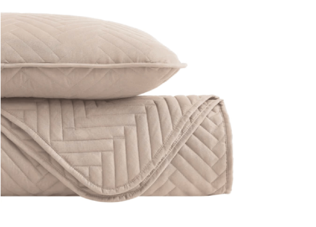 Quilt set Chevron Cappuccino Unipersonal