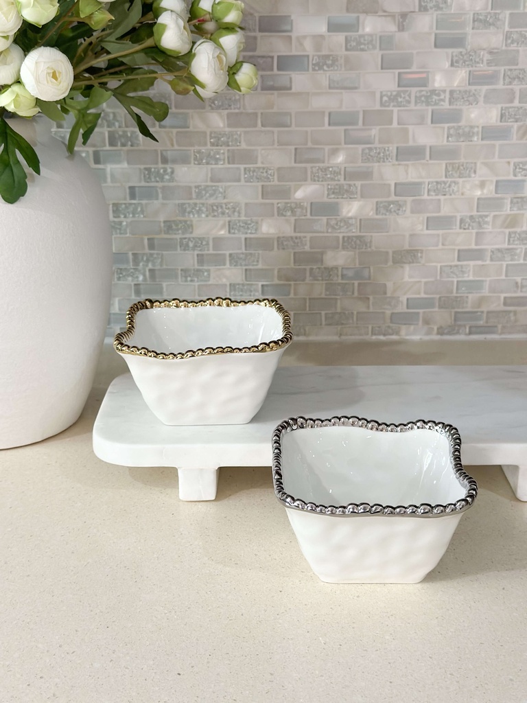 Snack Bowl cuadrado (2 colores)