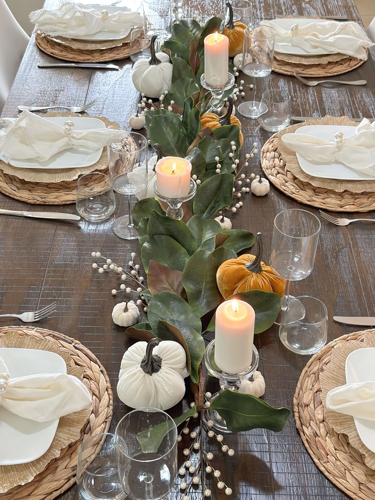 Guirnalda de hojas de magnolia