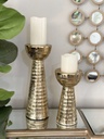 Set de 2 candelabros Martillados Melanie