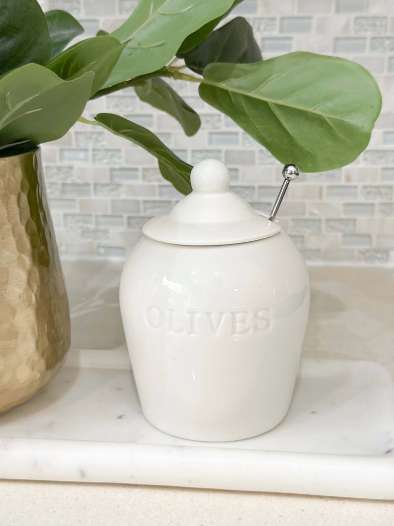 Olive jar de cerámica