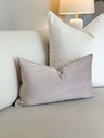 Cojin lumbar velvet champagne