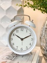 Reloj despertador blanco