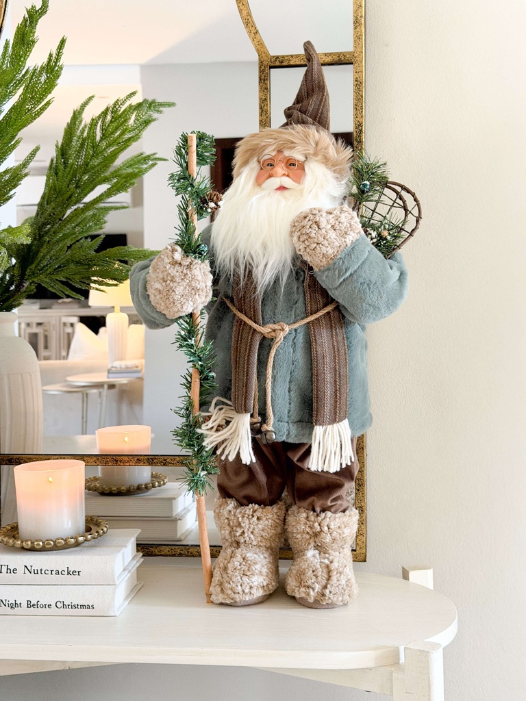 Santa con baston oversized