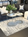 Alfombra Rainer gris claro y gris carbon 5x7pies