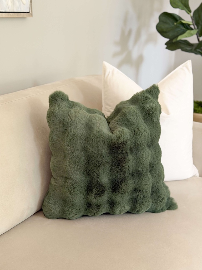 Cojin bubble verde