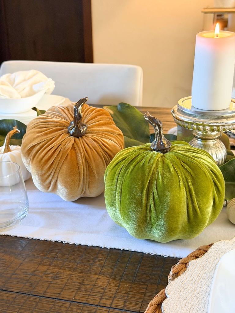 Calabaza de velvet grande (2 Colores)