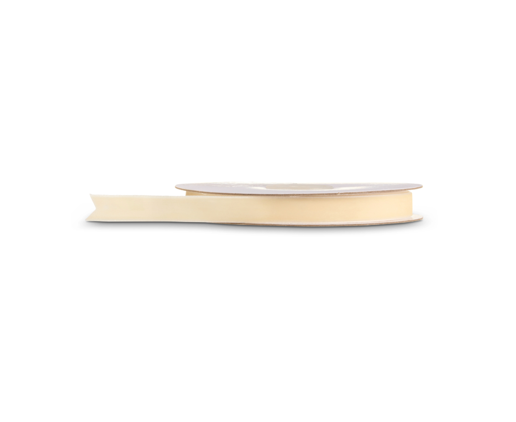 Rollo de cinta velvet crema