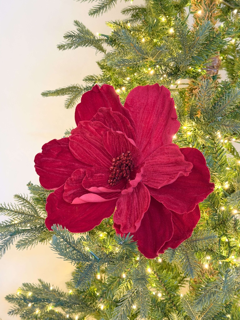 Magnolia roja oversized