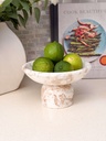 Footed bowl de piedra