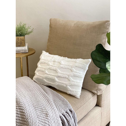 Cojin Lumbar Chain Blanco