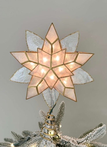 [UL3176] Estrella topper para arbol