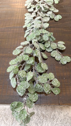 [80283] Guirnalda de eucalipto escarchado