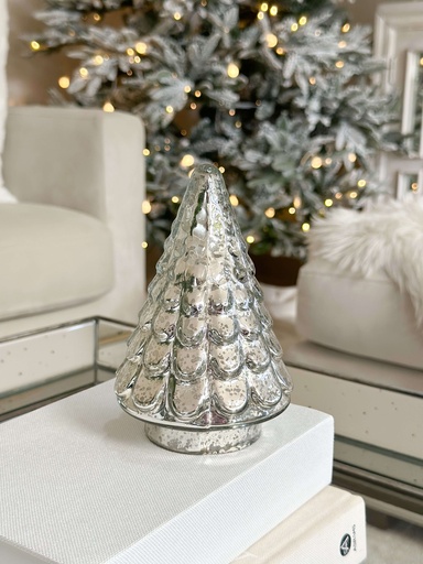 [71348] Mini Arbol plateado de mercury glass