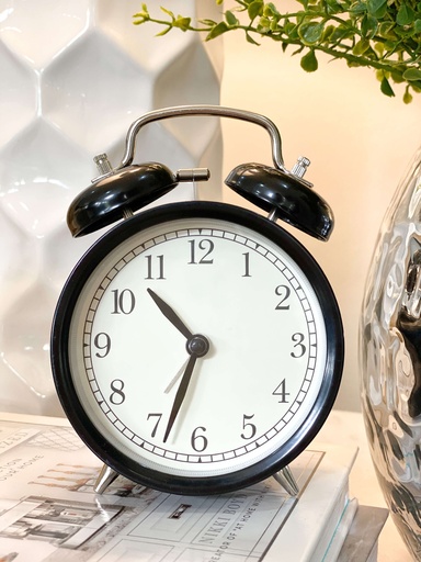 [305.404.79] Reloj despertador negro