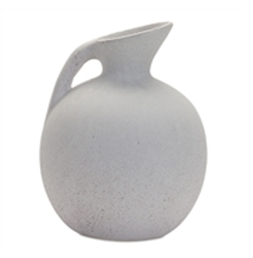 [85243] Pichel blanco de terracotta con textura