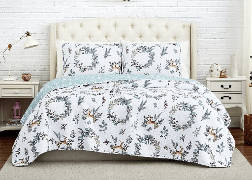 Quilt Set Happy Holidays