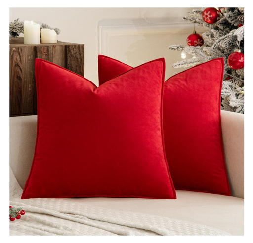 Forro velvet rojo vivo