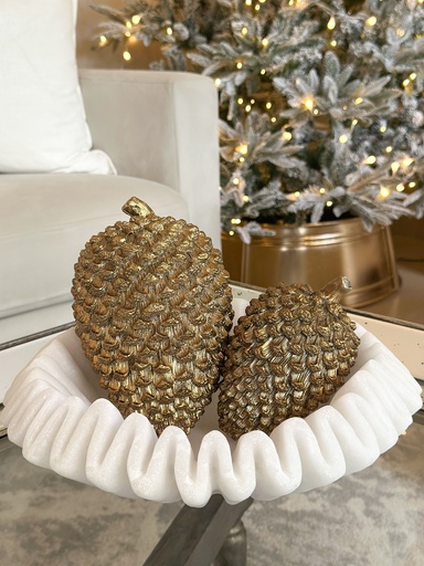 Bellota dorada de resina (2 tamaños)