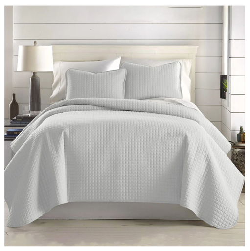 Quilt set vila gris palido