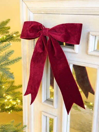 [95609] Ornamento de chongo rojo ocre